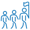 group with banner icon